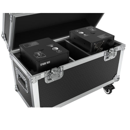 Audibax Spark 900 - Máquina de Fuego Frio 2 Unidades + Flightcase Doble - Tempo Shop