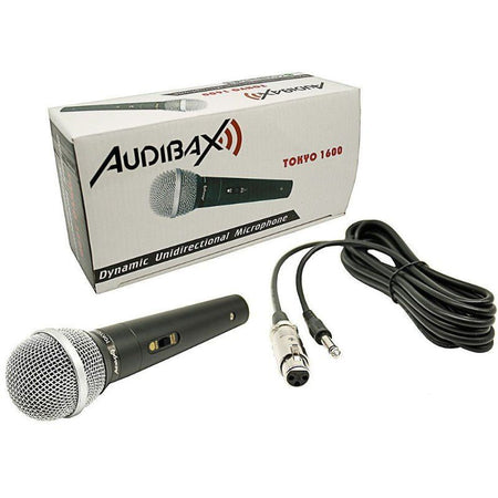 Audibax Tokyo 1600 - Micrófono de mano Cardioide cuerpo metálico - Tempo Shop