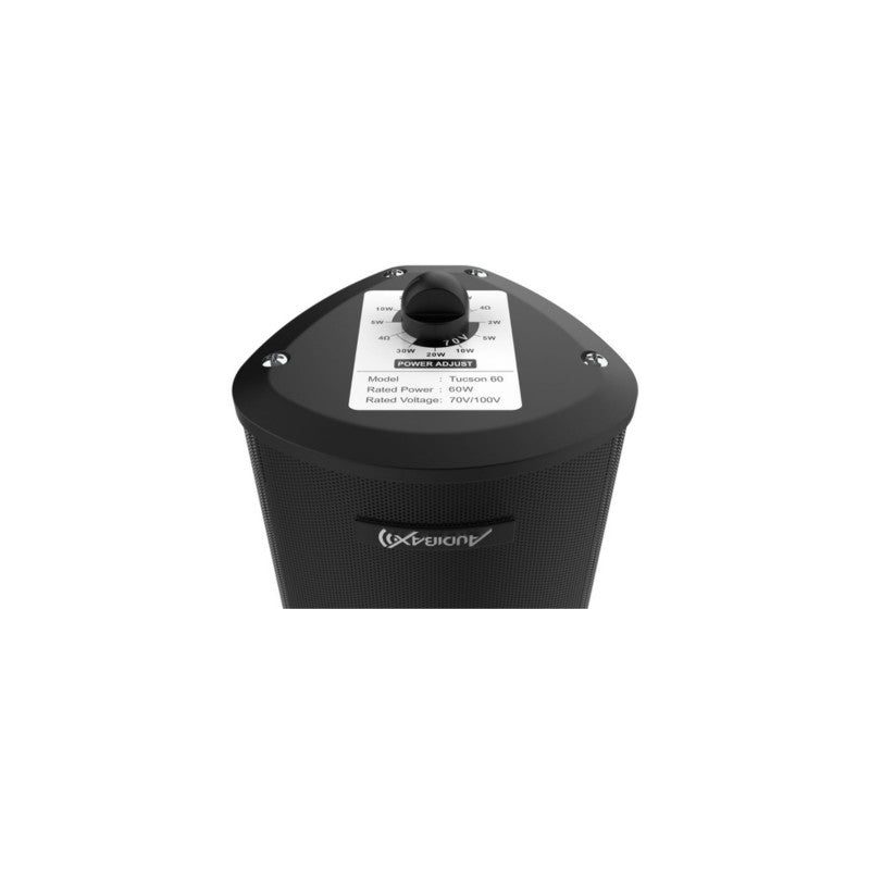 Audibax Tucson 60 - Altavoces Pasivos Columnas para Exterior Negro Exterior Línea de 100V - Tempo Shop