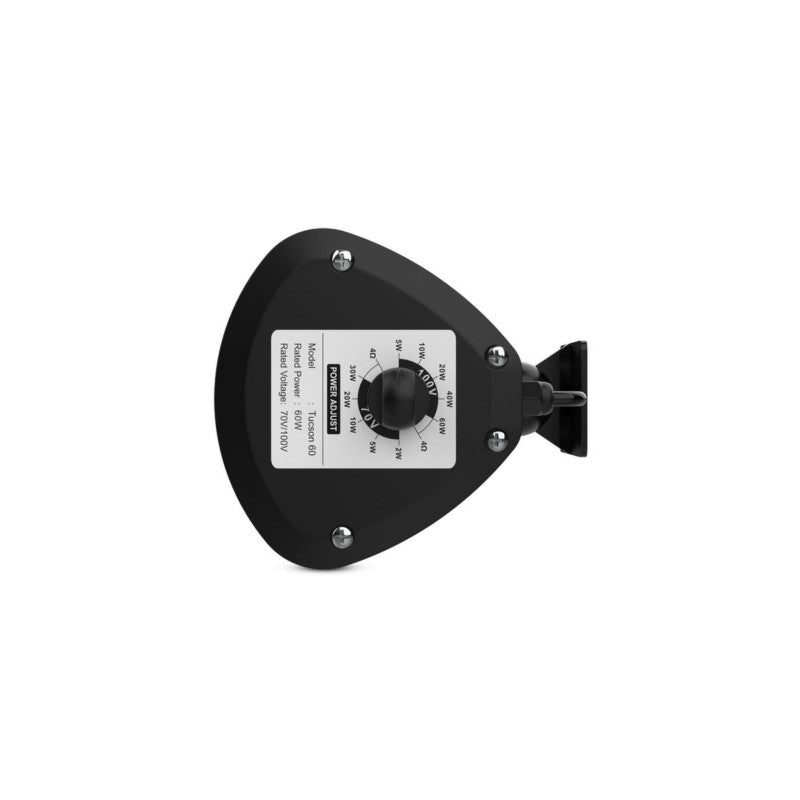 Audibax Tucson 60 - Altavoces Pasivos Columnas para Exterior Negro Exterior Línea de 100V - Tempo Shop