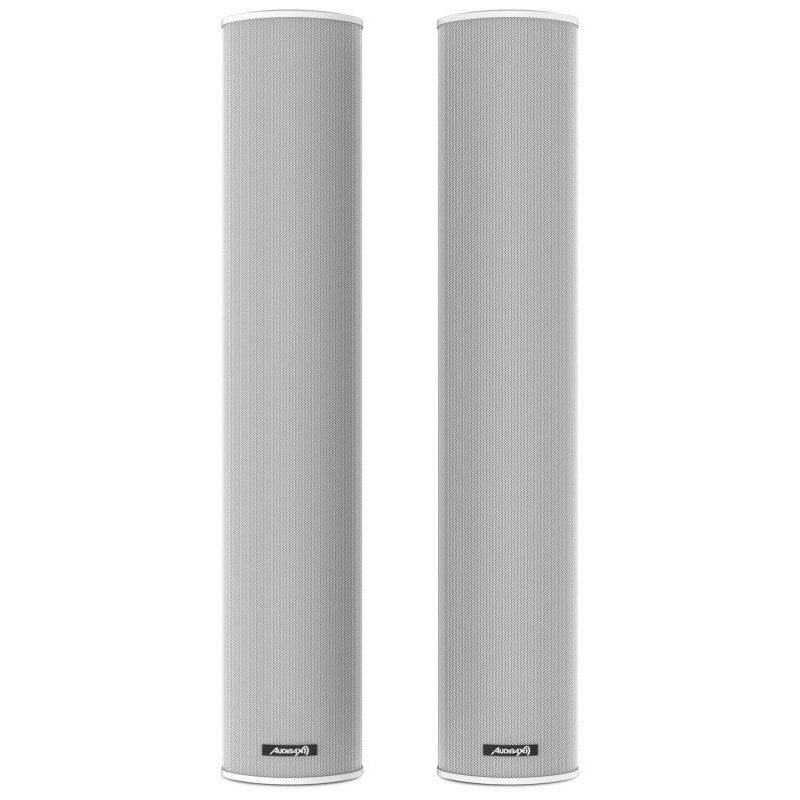 Audibax Tucson 60 White - Altavoces Pasivos Columnas para Exterior Blanco Exterior Línea de 100V - Tempo Shop