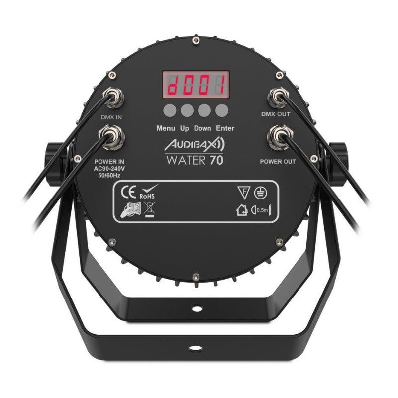 Audibax Water 70 - Foco Par LED IP65 Exterior 70W RGBW - 4 en 1 - Tempo Shop