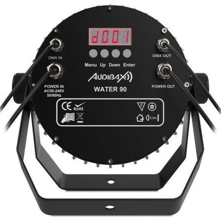 Audibax Water 90 - Foco Par LED IP65 Exterior 90WRGBW - 4 en 1 - Tempo Shop
