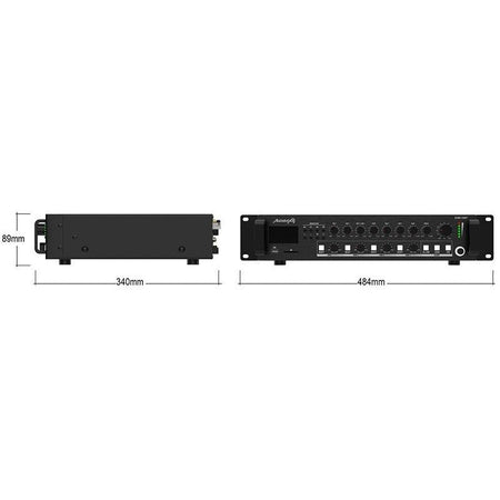 Audibax Zone 120BT - Amplificador 4 Zonas 120W - Tempo Shop