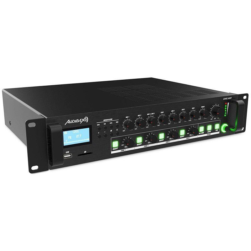 Audibax Zone 240BT - Amplificador 4 Zonas 240W - Tempo Shop