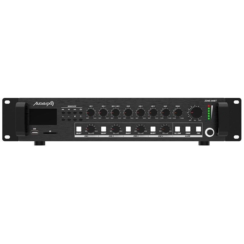 Audibax Zone 240BT - Amplificador 4 Zonas 240W - Tempo Shop