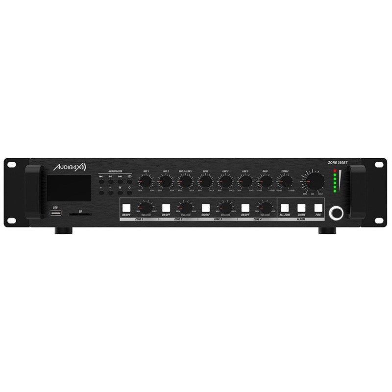 Audibax Zone 360BT - Amplificador 4 Zonas 360W - Tempo Shop