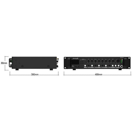 Audibax Zone 360BT - Amplificador 4 Zonas 360W - Tempo Shop