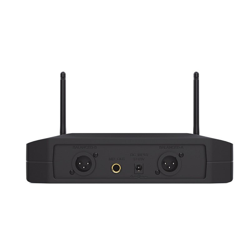 Audibax AWM 201 - Sistema Inalámbrico Micrófono de Mano de 2 Canales UHF - Tempo Shop