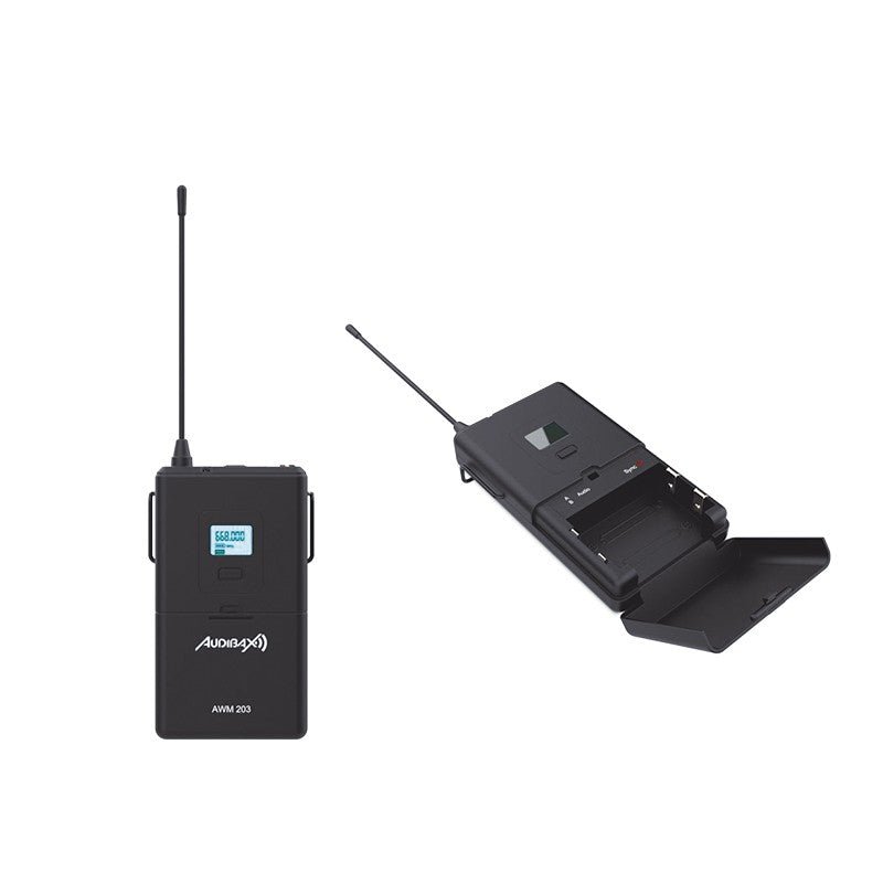 Audibax AWM 203 - Sistema Inalámbrico Micrófono diadema de 2 Canales UHF - Tempo Shop