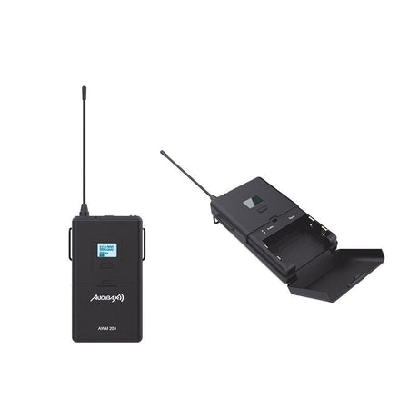 Audibax AWM 203 - Sistema Inalámbrico Micrófono diadema de 2 Canales UHF - Tempo Shop