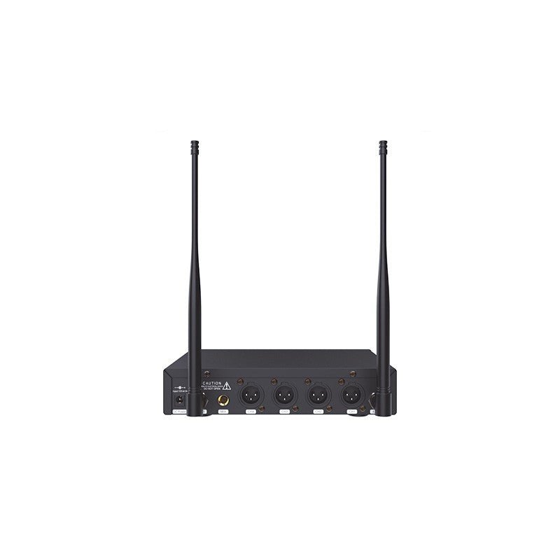 Audibax AWM 402 - Sistema Inalámbrico Micrófono Lavalier de 4 Canales UHF - Tempo Shop
