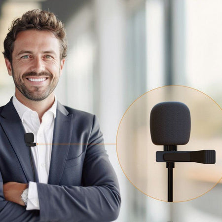 Audibax AWM 402 - Sistema Inalámbrico Micrófono Lavalier de 4 Canales UHF - Tempo Shop