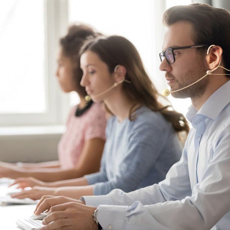 Audibax AWM 403 - Sistema Inalámbrico Micrófono diadema de 4 Canales UHF - Tempo Shop