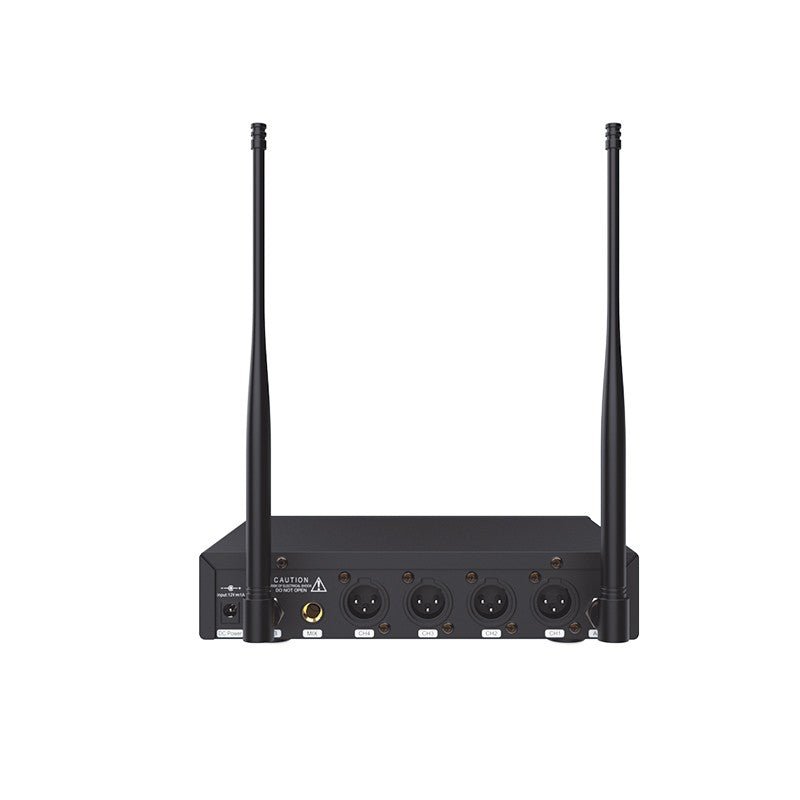 Audibax AWM 403 - Sistema Inalámbrico Micrófono diadema de 4 Canales UHF - Tempo Shop
