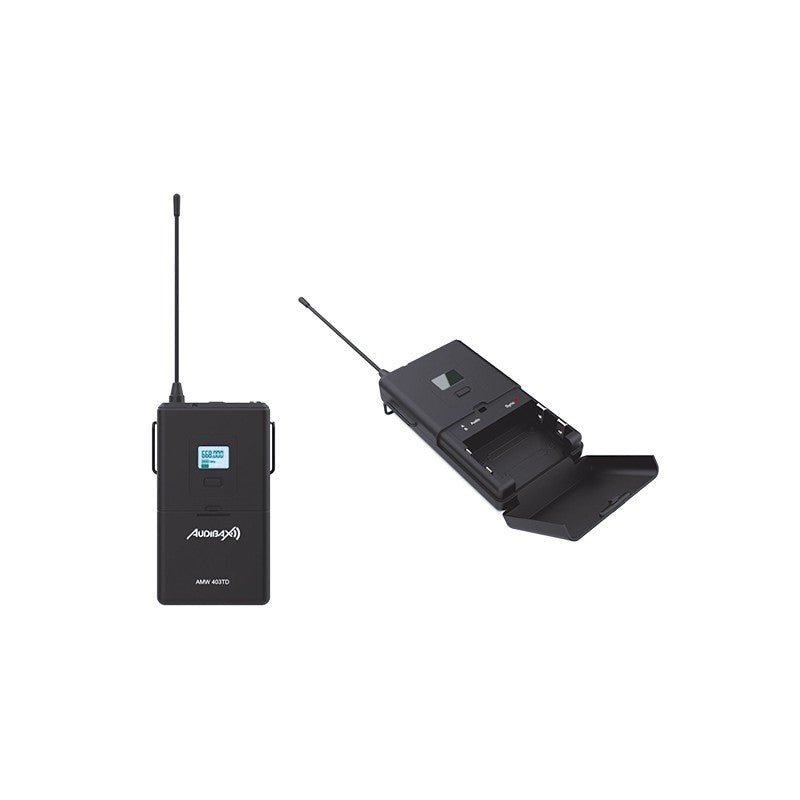 Audibax AWM 403 TD - Sistema Inalámbrico Micrófono de Diadema de 4 Canales UHF - Tempo Shop