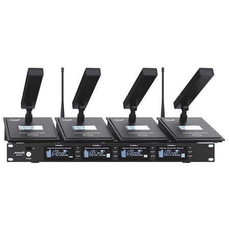 Audibax AWM 404 TD - Sistema Inalámbrico Micrófono de Conferencia 4 Canales UHF - Tempo Shop