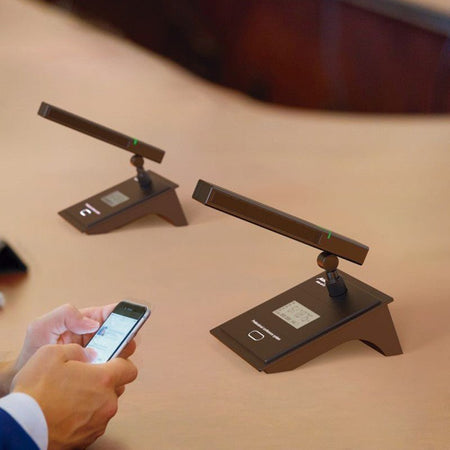 Audibax AWM 404 TD - Sistema Inalámbrico Micrófono de Conferencia 4 Canales UHF - Tempo Shop