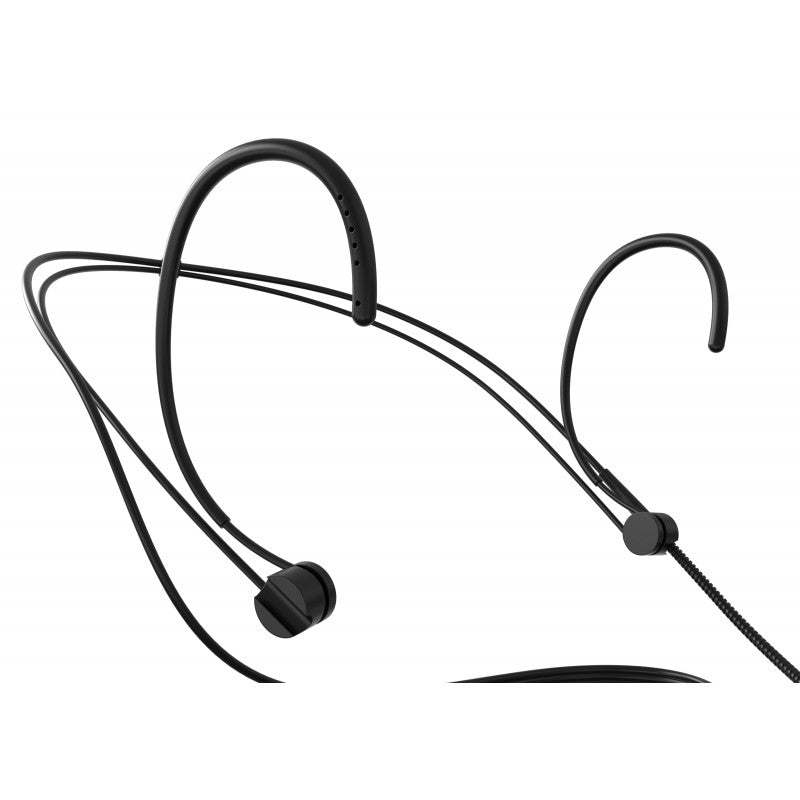Audibax AWM-AHB 001 - Micrófono de diadema negro para voz