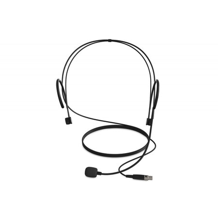 Audibax AWM-AHB 001 - Micrófono de diadema negro para voz