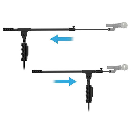 Audibax Base 10E - Soporte de micro Suelo Jirafa Ajustable Base Redonda y Easy Block - Tempo Shop