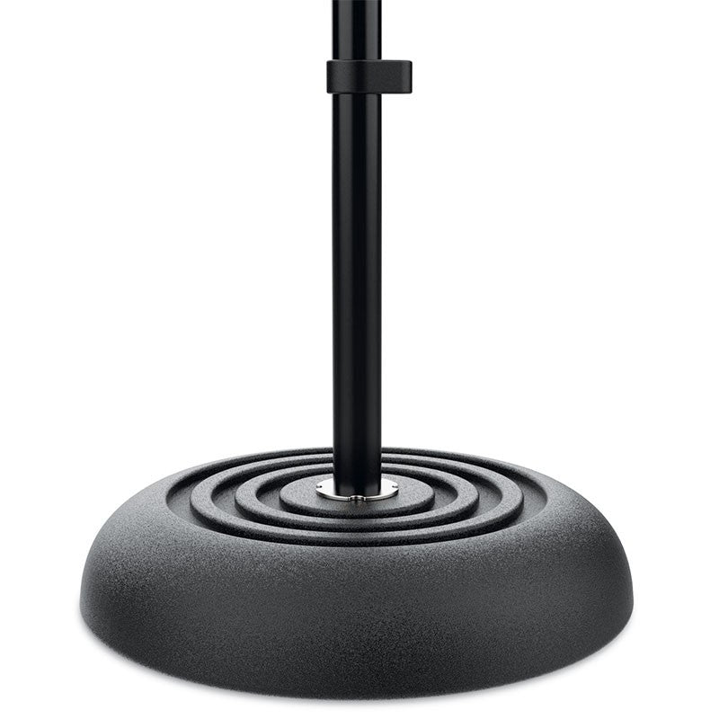 Audibax Base 10E - Soporte de micro Suelo Jirafa Ajustable Base Redonda y Easy Block - Tempo Shop