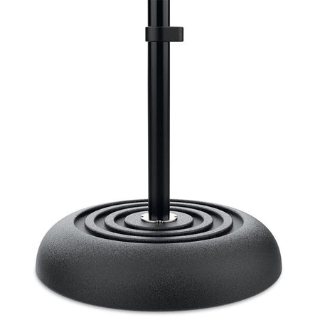 Audibax Base 10E - Soporte de micro Suelo Jirafa Ajustable Base Redonda y Easy Block - Tempo Shop