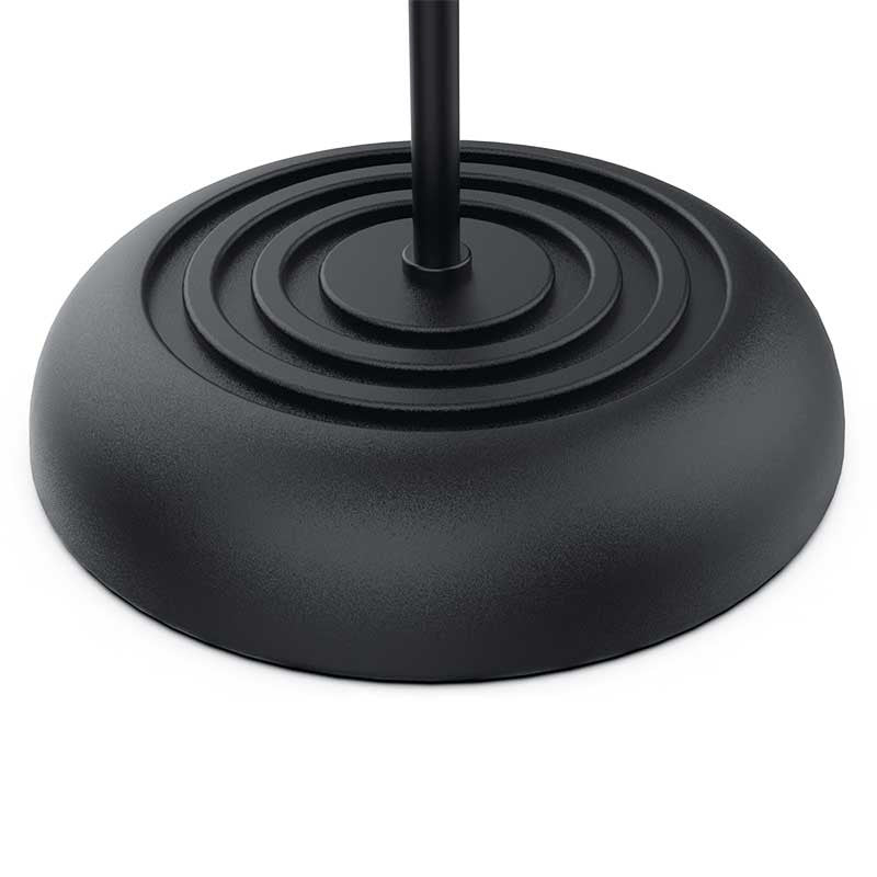 Audibax Base 5 Black - Soporte de micro Regulable con Base Redonda - Tempo Shop