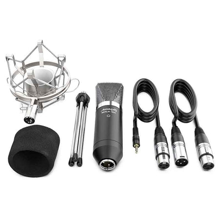 Audibax Berlin 1800 Silver - Pack micro Studio Gran Diafragma - Tempo Shop