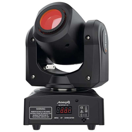 Audibax Boston 10 - Cabeza Móvil Disco Led 10WBlanco + 7 Colores 7 Gobos Fijos + Spot - Tempo Shop