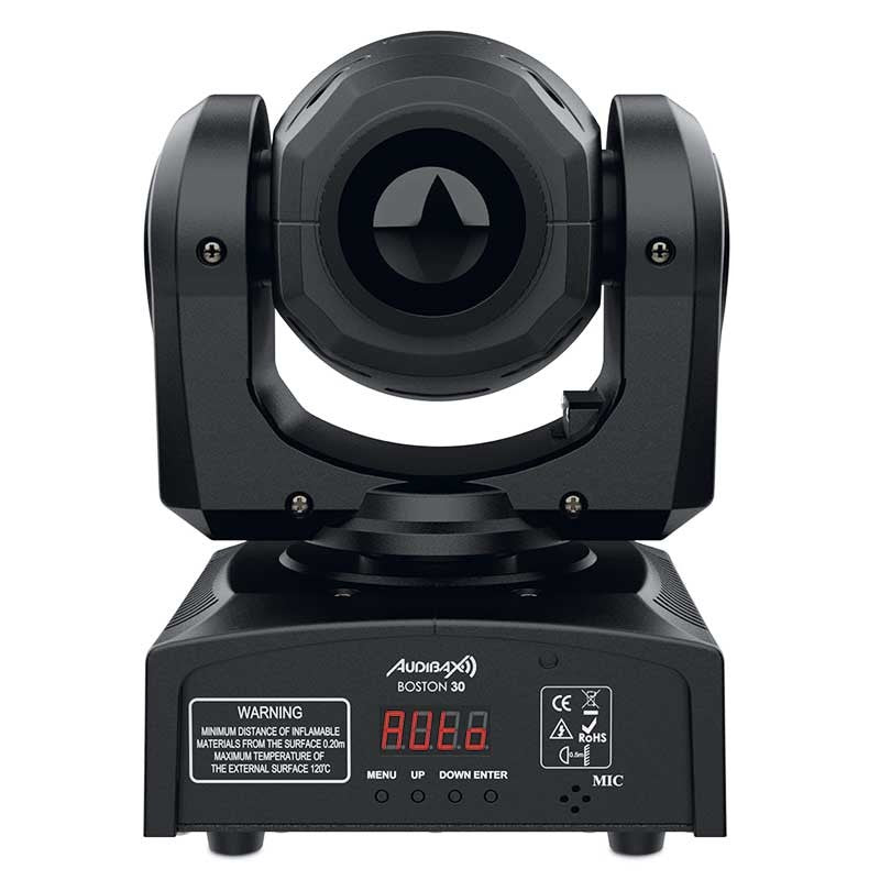 Audibax Boston 30 - Cabeza Móvil Spot Led Discoteca 30W - Tempo Shop