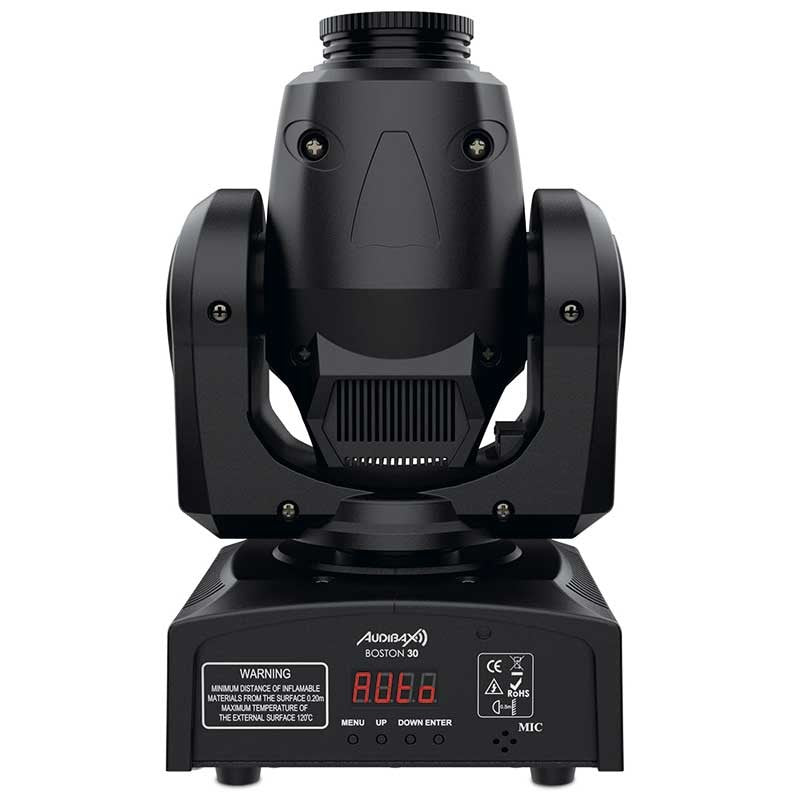 Audibax Boston 30 - Cabeza Móvil Spot Led Discoteca 30W - Tempo Shop