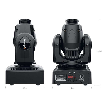 Audibax Boston 30 - Cabeza Móvil Spot Led Discoteca 30W - Tempo Shop