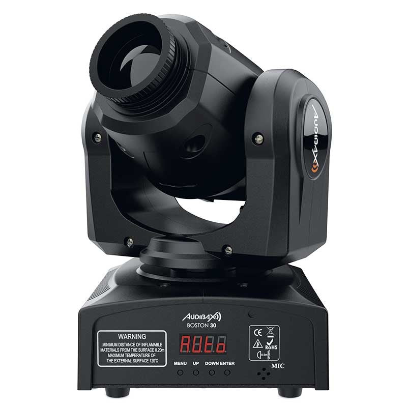 Audibax Boston 30 - Cabeza Móvil Spot Led Discoteca 30W - Tempo Shop