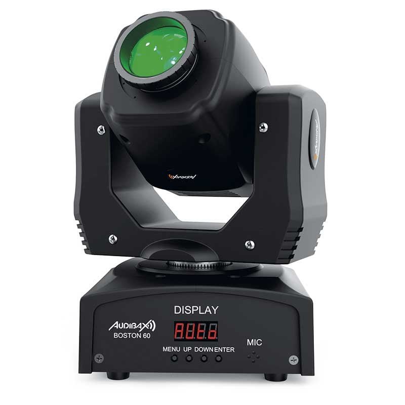 AUDIBAX Boston 60 - Cabeza Móvil Spot Led Discoteca 60W (Prod Comp. 10192374) - Tempo Shop