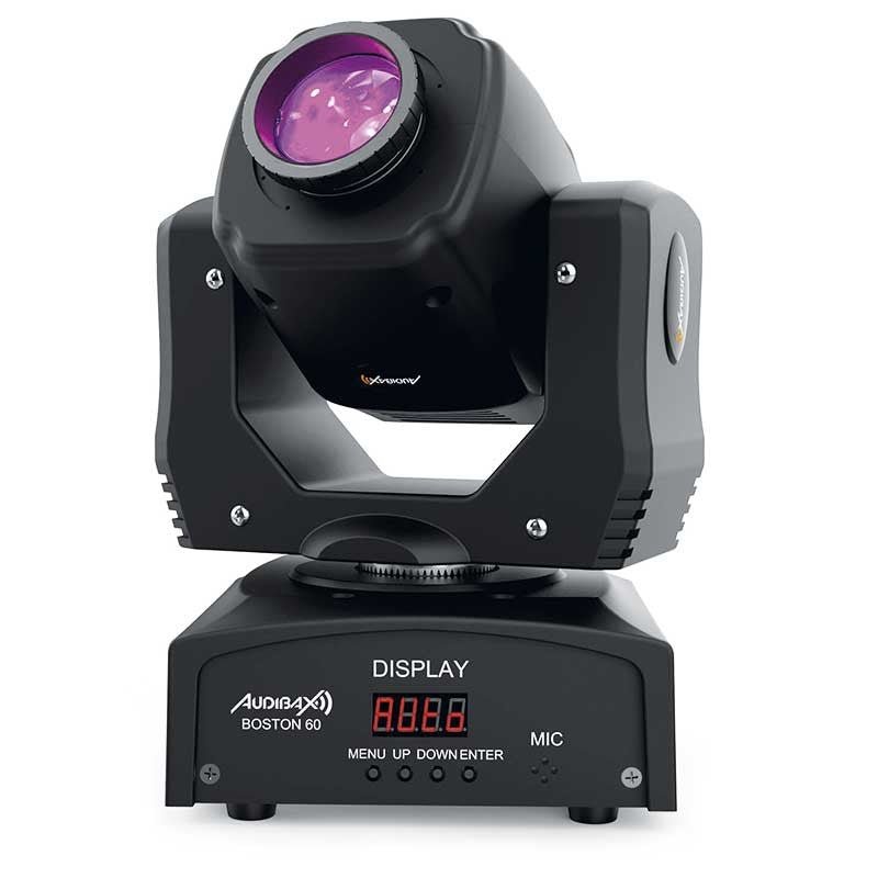 AUDIBAX Boston 60 - Cabeza Móvil Spot Led Discoteca 60W (Prod Comp. 10192374) - Tempo Shop