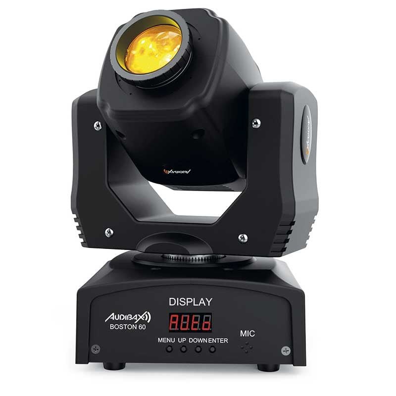 AUDIBAX Boston 60 - Cabeza Móvil Spot Led Discoteca 60W (Prod Comp. 10192374) - Tempo Shop