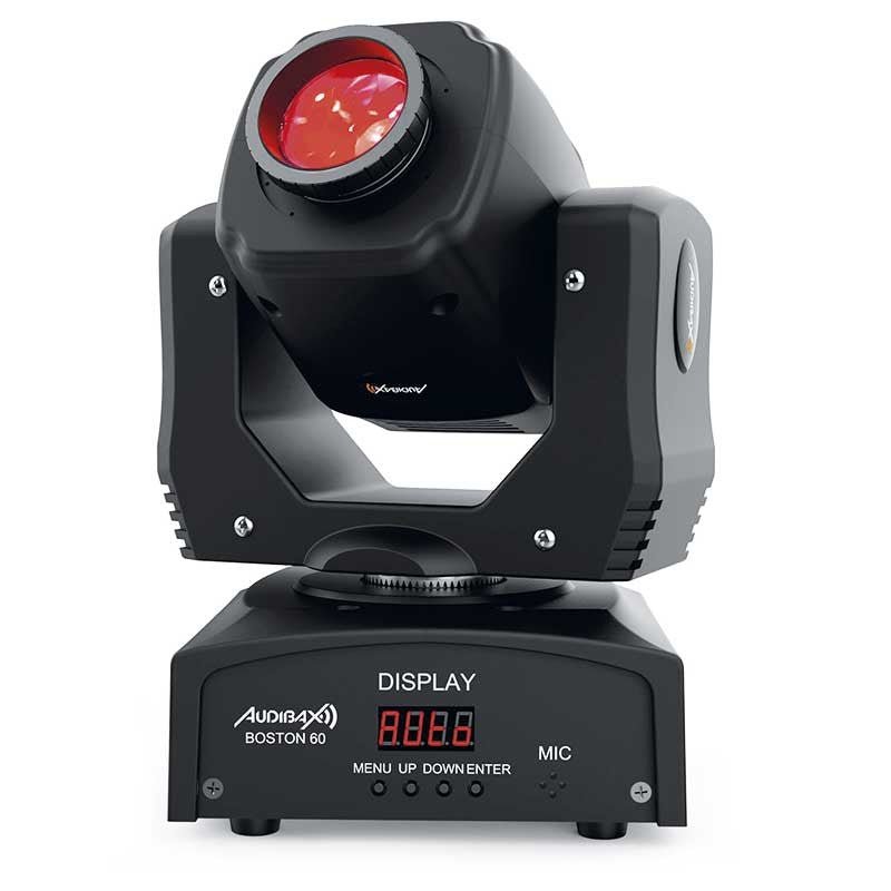 AUDIBAX Boston 60 - Cabeza Móvil Spot Led Discoteca 60W (Prod Comp. 10192374) - Tempo Shop
