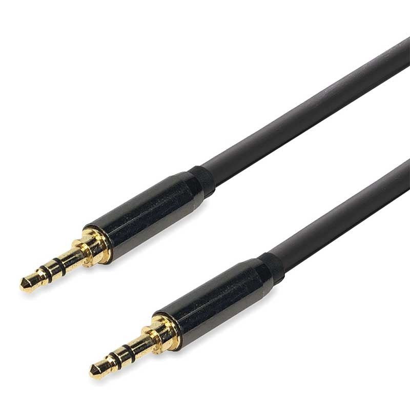 Audibax Bronze 10131909 - Cable MiniJack a MiniJack 1,2m Cromado - Tempo Shop