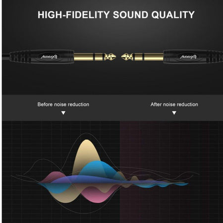 Audibax Bronze 10145084 Gold - Cable Jack St - Jack St 15m Negro - Tempo Shop