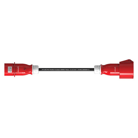 Audibax CEE2500-25-5P - Cable alargador CEE 16A 5 pines 25m