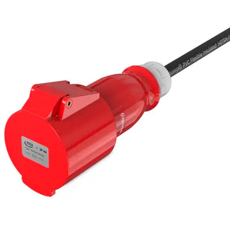 Audibax CEE500-25-5P - Cable Alargador CEE 16A 5 Polos