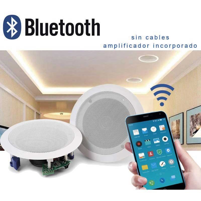 Audibax CM408L - BT - Altavoces Techo Blanco Bluetooth 5" 40W (Amplificador integrado en un altavoz) - Tempo Shop