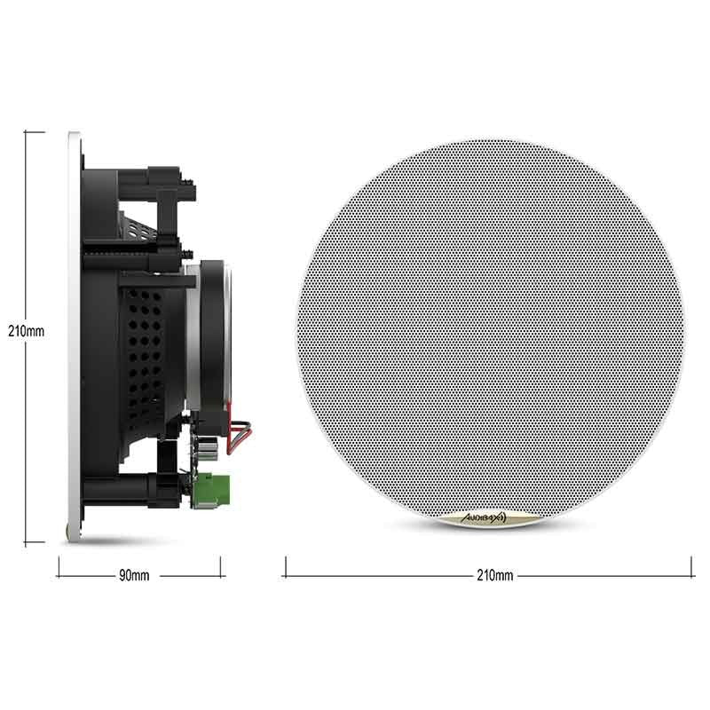 Audibax CM508 - BT - Altavoces Techo Blancos Bluetooth Empotrables 2 Vías 2 x 30W 5,25" R - Tempo Shop