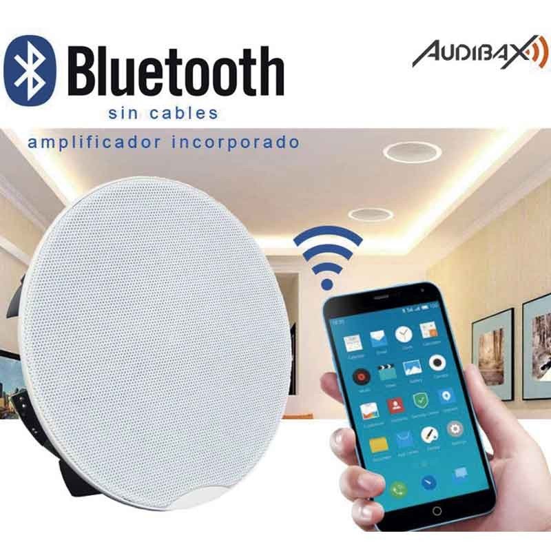 Audibax CM508 - BT - Altavoces Techo Blancos Bluetooth Empotrables 2 Vías 2 x 30W 5,25" R - Tempo Shop