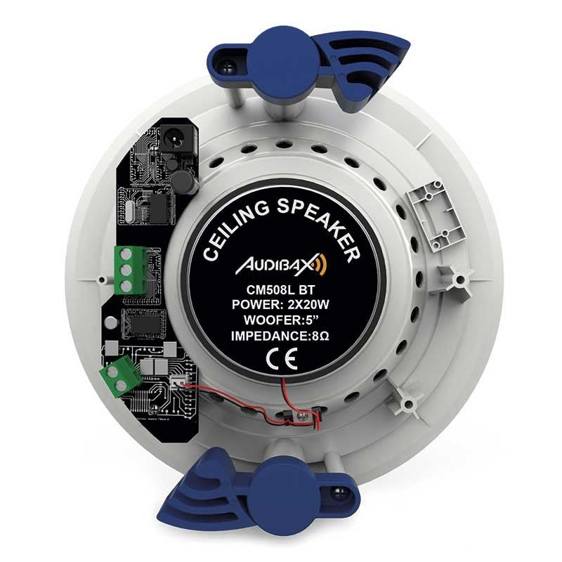 Audibax CM508L - BT - Altavoces Techo Blancos Bluetooth empotrables Techo 2 Vías 2 x 20W 5 - Tempo Shop