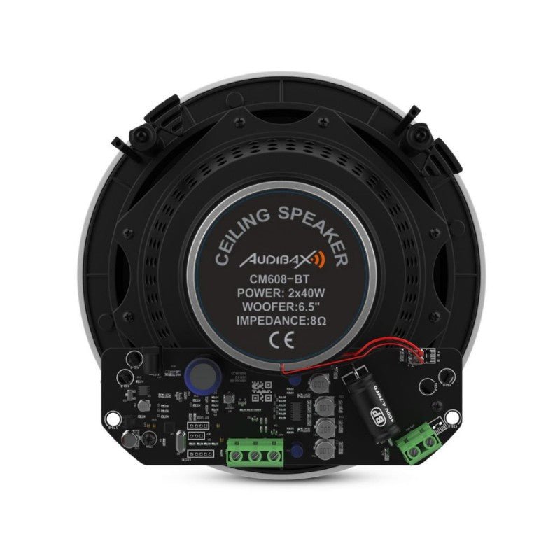 Audibax CM608 - BT - Altavoces Techo Blancos Bluetooth Empotrables 2 Vías 2 x 40W 6,5" Rejilla Magnética - Tempo Shop