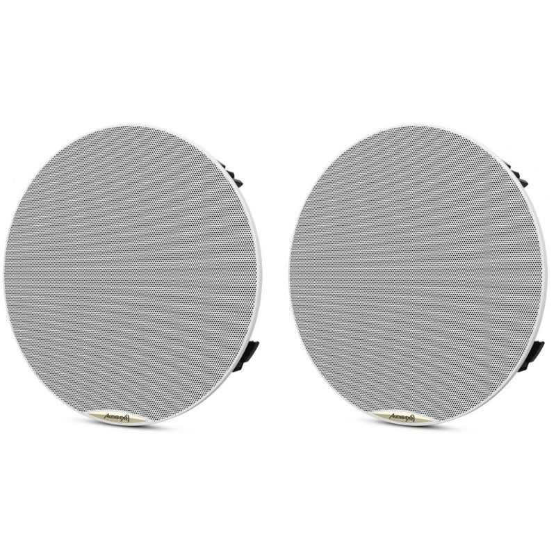 Audibax CM808 - BT - Altavoces Techo Blancos Bluetooth Empotrables 2 Vías 2 x 50W 8" Rejilla Magnética - Tempo Shop