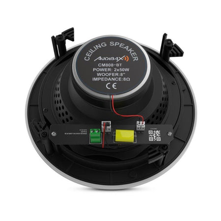 Audibax CM808 - BT - Altavoces Techo Blancos Bluetooth Empotrables 2 Vías 2 x 50W 8" Rejilla Magnética - Tempo Shop