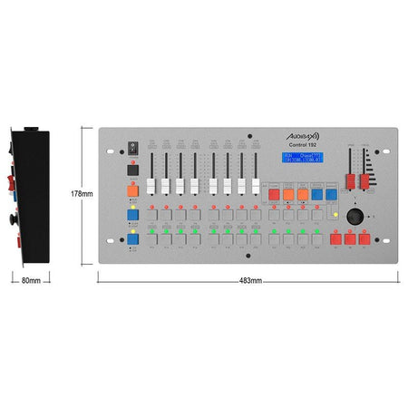 Audibax Control 192 - Controlador DMX512 de 192 Canales - Tempo Shop
